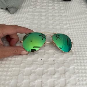 Ray Ban Green lense Aviators